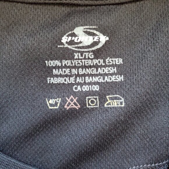 Men's Sportek Athletic Muscle Tank, Black, XL - Picture 6 of 6